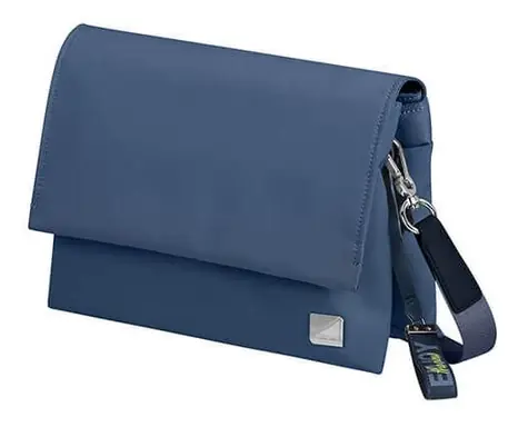 Samsonite Workationist modrá / Dámská taška přes rameno / Vnitřní organizér / 4.5 L