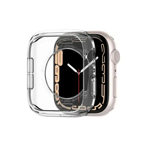 Spigen Liquid Crystal kryt pro Apple Watch Series 45mm & 44mm čirá