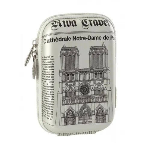 Riva Case 7103 Notre Dame stříbrná / pouzdro na fotoaparát 