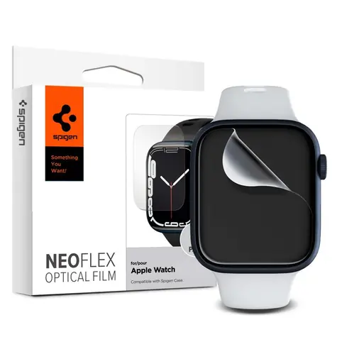 Spigen Film Neo Flex ochranná fólie pro Apple Watch 45mm & 44mm 