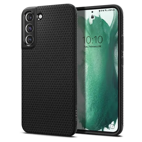 Spigen Liquid Air ochranný kryt pro Samsung Galaxy S22 černá
