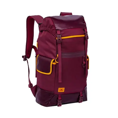 Riva Case 5361 vínově červená / sporotvní batoh na notebook 17.3