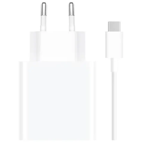 Xiaomi MDY USB-C nabíječka 33W bílá / 1x USB-C / 1x USB-A / USB-C kabel (1m)