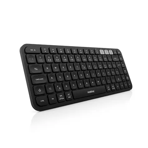 Niceboy OFFICE K30X BT černá / bezdrátová klávesnice / CZ&SK layout / 2.4 GHz USB dongle / Bluetooth / 2x AAA