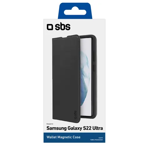SBS Book Wallet Lite pouzdro pro Samsung Galaxy S22 Ultra černá