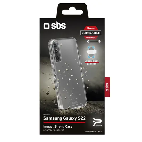 SBS Impact pouzdro pro Samsung Galaxy S22 transparentní