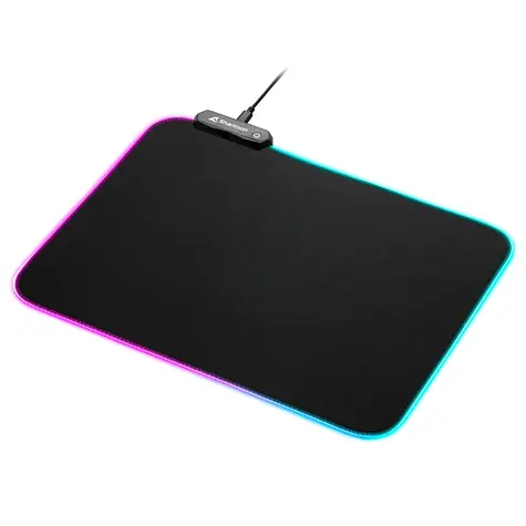 Sharkoon 1337 RGB V2 Gaming 360mm černá / podložka pod myš  / 360mm / nekluzká / USB RGB