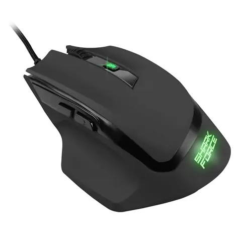 Sharkoon SHARK Force II černá / herní myš / optická / 4200 dpi / 1.8m kabel / LED kontrolka provozu / 6 tlačítek