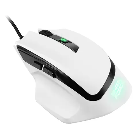 Sharkoon SHARK Force II bílá / herní myš / optická / 4200 dpi / 1.8m kabel / LED kontrolka provozu / 6 tlačítek