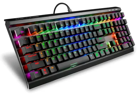 Sharkoon SGK60 Kailh BOX White černá / herní klávesnice / mechanická / drátová / RGB / Kailh BOX White spínač / US