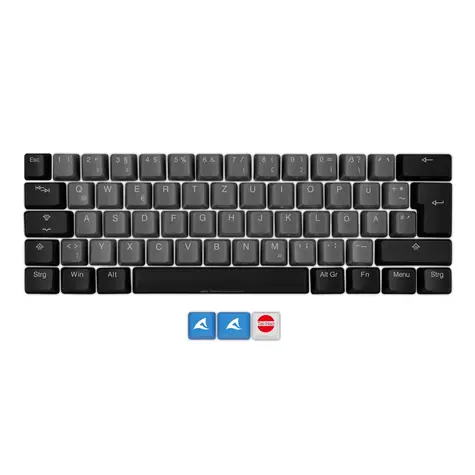 Sharkoon SKILLER SAC20 S4 černá / kryty kláves / 62 ks / pro SKILLER SGK50 S4 / US