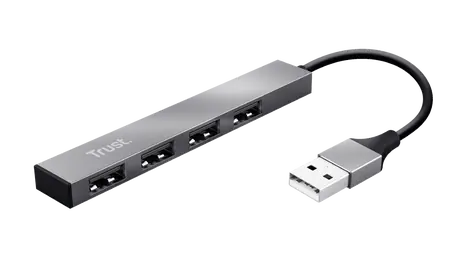 TRUST HALYX štříbrná / USB HUB / 4x USB-A