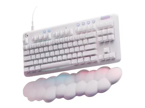 Logitech G713  Tactile bílá / herní klávesnice / US layout / kabel USB-A - C / RGB Lightsync