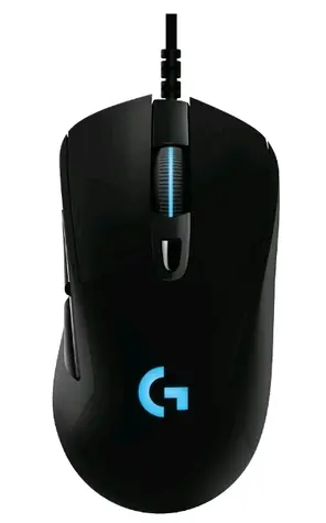 Logitech G403 Hero 16K / herní myš / 16000 DPI / USB-A / RGB Lightsync / závaží / kabel 2.1m
