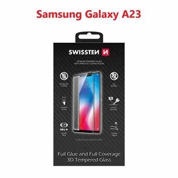 SWISSTEN Ultra Durable 3D FULL GLUE Glass pro SAMSUNG A235F GALAXY A23 černá