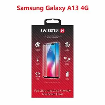 SWISSTEN FULL GLUE COLOR FRAME CASE FRIENDLY sklo pro SAMSUNG A135 GALAXY A13 4G černá