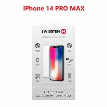 SWISSTEN Ochranné temperované sklo 2.5D pro Apple iPhone 14 PRO MAX