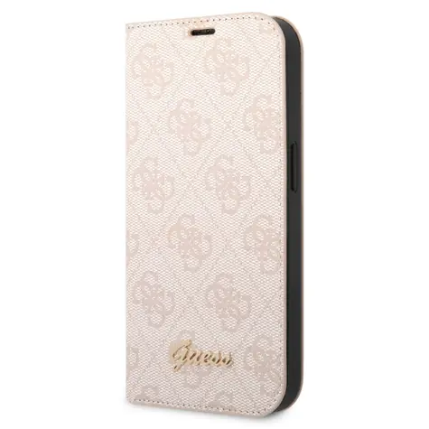 GUESS PC/TPU 4G Metal Camera Outline Book Pouzdro pro Apple iPhone 14 Pro růžová