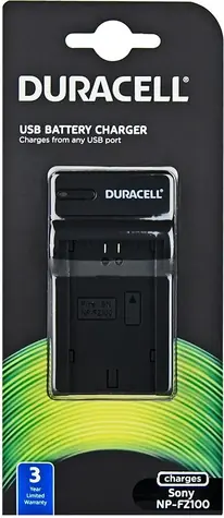 DURACELL Nabíječ baterií - DRS5961 pro Sony NP-FZ100 / černá