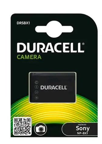 DURACELL Baterie - DRSBX1 pro Sony NP-BX1 / černá / 950mAh / 3,7V
