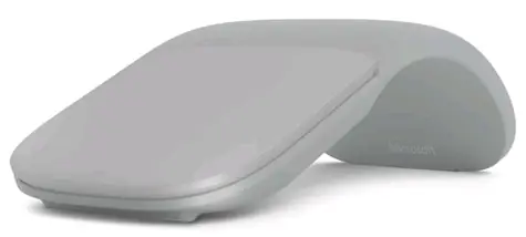 Microsoft Surface Arc Mouse šedá / Ohebná bezdrátová myš / Bluetooth 4.1 / 1000 DPI / 2x AAA