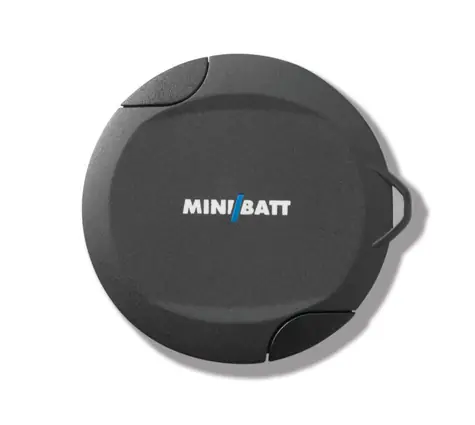 MiniBatt PowerRing černá / Qi adaptér pro bezdrátové nabíjení / Lightning a Micro-USB