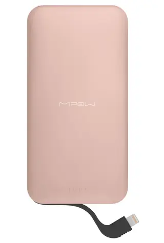 MiPow Power Cube 5000 růžovo-zlatá / powerbank / Lightning / 5000 mAh
