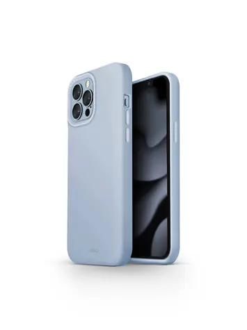 Uniq Hybrid Lino Hue Magsafe zadní kryt pro Apple iPhone 13 Pro Max - ARCTIC BLUE (modrá)