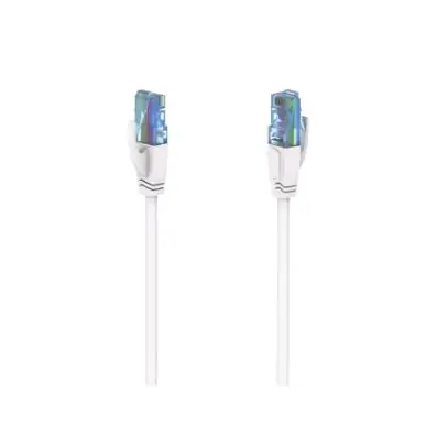 Hama 200674 síťový patch kabel Cat6a U/UTP 1.5 m šedá / 10GB/s 