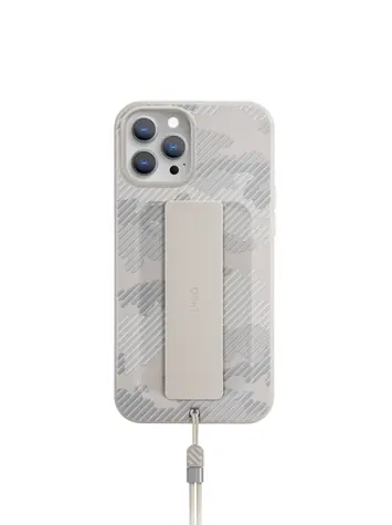 Uniq Hybrid Heldro Designer Edition Antimicrobial zadní kryt pro Apple iPhone 12 Pro Max slonovinová