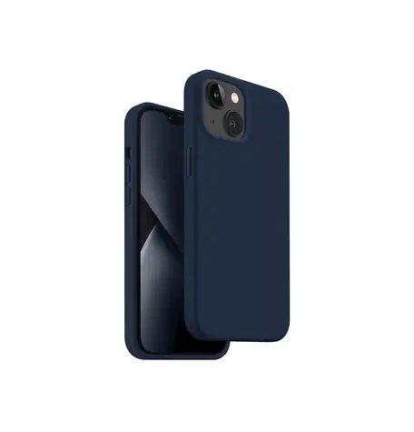 Uniq Hybrid Lino zadní kryt pro Apple iPhone 14 - MARINE (modrá)