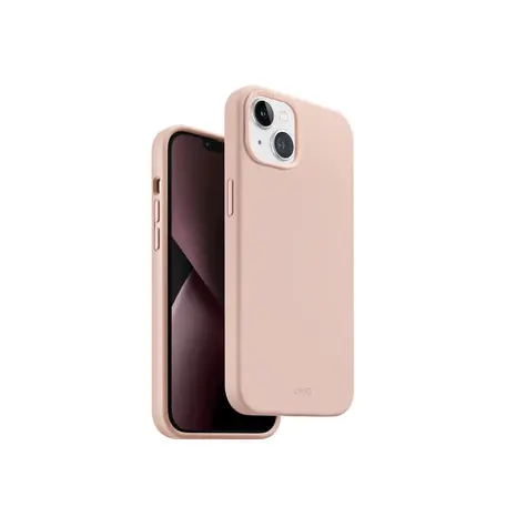 Uniq Hybrid Lino zadní kryt pro Apple iPhone 14 Plus - BLUSH (růžová)