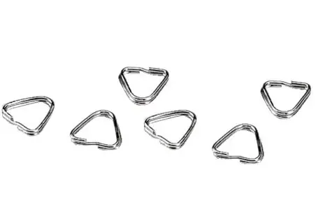Hama 27902 Split Rings trojúhelník pro popruhy a poutka / 6ks 