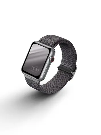 Uniq Aspen Braided řemínek pro Apple Watch 44 & 42mm - GRANITE GREY (šedá)
