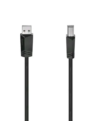 Hama 200604 propojovací kabel USB 2.0 A samec na USB-B samec 5m černá