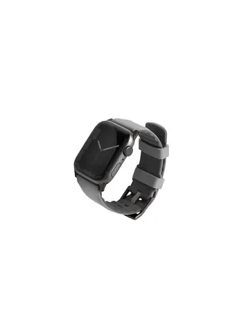 Uniq Linus Airosoft Silicone řemínek pro Apple Watch 41 & 40 & 38mm - CHALK GREY (šedá)