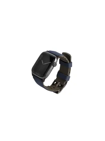 Uniq Linus Airosoft Silicone řemínek pro Apple Watch 45 & 44 & 42mm - NAUTICAL BLUE (modrá)