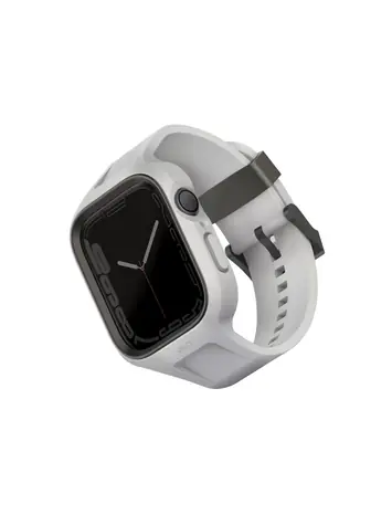 Uniq Monos 2v1 řemínek a ochranné hybridní pouzdro pro Apple Watch 45 & 44MM - CHALK GREY (šedá)