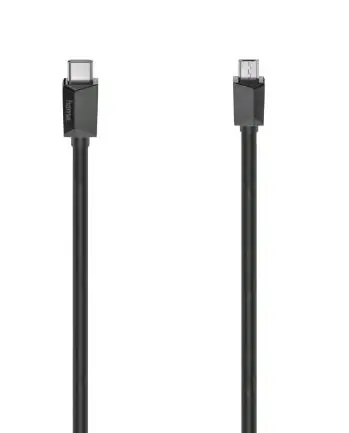 Hama 200644 kabel USB-C na microUSB-B 0.75 m černá 
