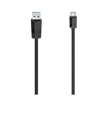 Hama 200652 kabel USB-A na USB 3.2 C 1.5 m černá 