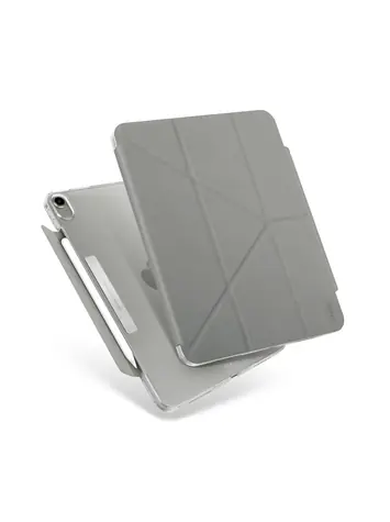 Uniq Camden Antimikrobiální pouzdro pro Apple iPad Air 10.9 (2020) - FOSSIL (šedá)