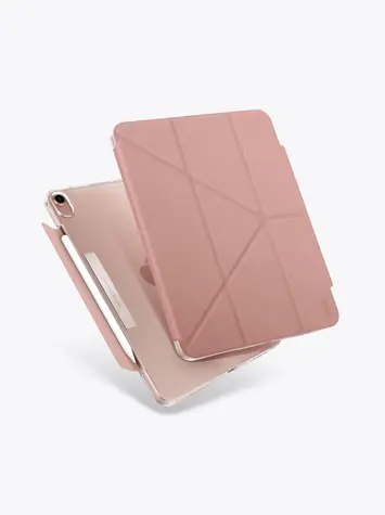 Uniq Camden Antimikrobiální pouzdro pro Apple iPad Air 10.9 (2020) - PEONY (růžová)