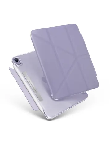 Uniq Camden Antimikrobiální pouzdro pro Apple iPad Mini (2021) - LAVENDER (fialová)