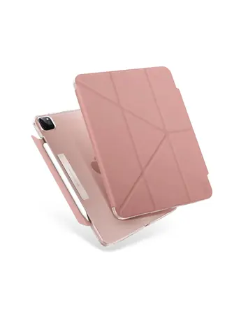 Uniq Camden Antimikrobiální pouzdro pro Apple iPad Pro 11 (2021) - PEONY (růžová)
