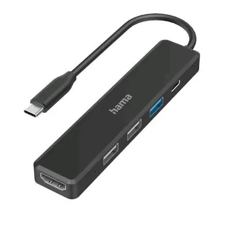 Hama 200117 USB 3.2 C multiport hub černá /4xUSB / HDMI