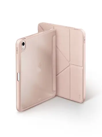 Uniq Moven Antimikrobiální pouzdro pro Apple iPad Air 10.9 (2022/20) - BLUSH (růžová)