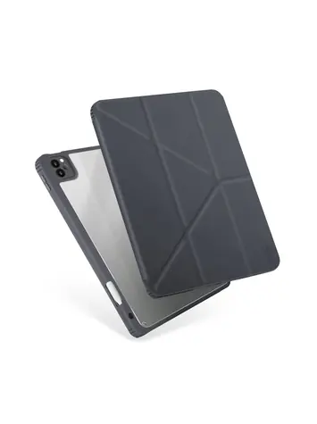 Uniq Moven Antimikrobiální pouzdro pro Apple iPad Pro 11 (2021) - CHARCOAL (šedá)