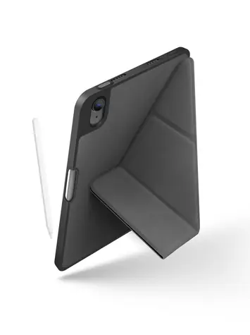 Uniq Transforma antibakteriální ochranné pouzdro pro Apple iPad Mini (2021) - CHARCOAL (šedá)