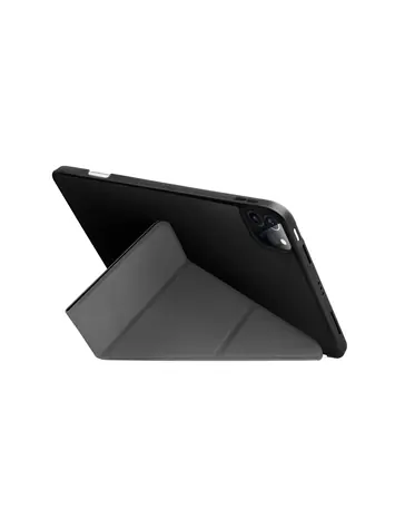 Uniq Transforma antibakteriální ochranné pouzdro pro Apple iPad Pro 12.9 (2021) - EBONY (černá)