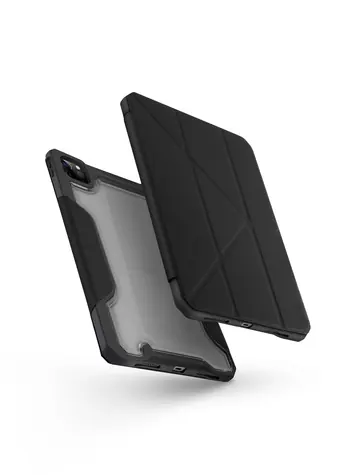 Uniq Trexa antimikrobiální pouzdro pro Apple iPad Pro 11 (2021) - EBONY (černá)